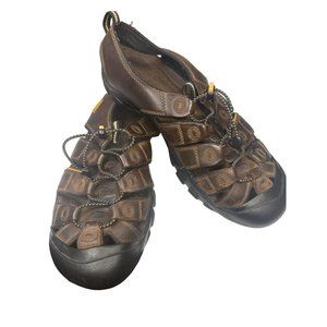 Keen Newport Men’s Sandals Size 13 Waterproof‎ Leather Adjustable Drawstring TPU